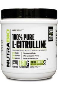 Nutrabio 100% Pure L-Citrulline Powder 150 Grams