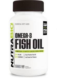 Nutabio Omega 3 Fish Oil (500 softgels)