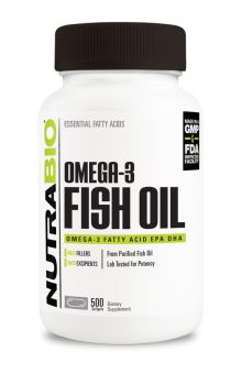 Nutabio Omega 3 Fish Oil (500 softgels)