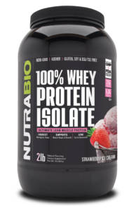 Whey Protein Isolate Strawberry Ice Cream