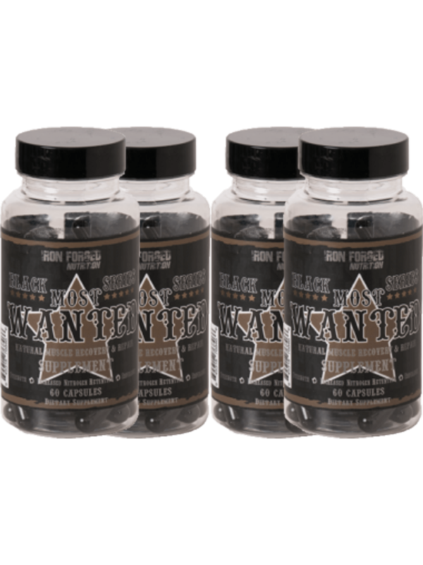 Iron Forged Nutrition Most Wanted Black Combo of 4