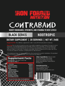 Iron Forged Nutrition ContrabandV3 