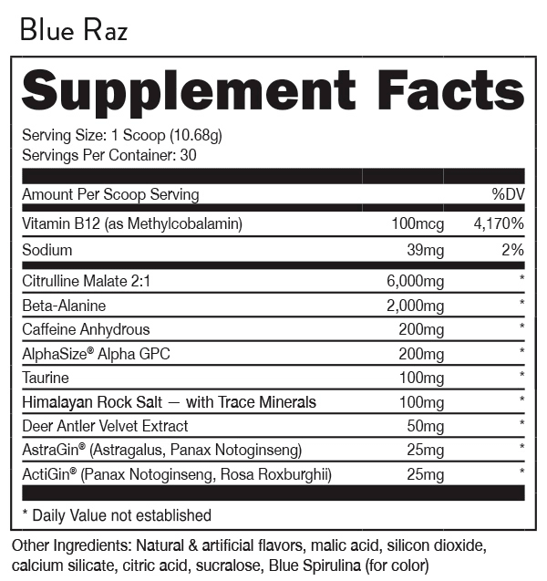 Das Labs/Bucked Up Pre Workout - Image 2