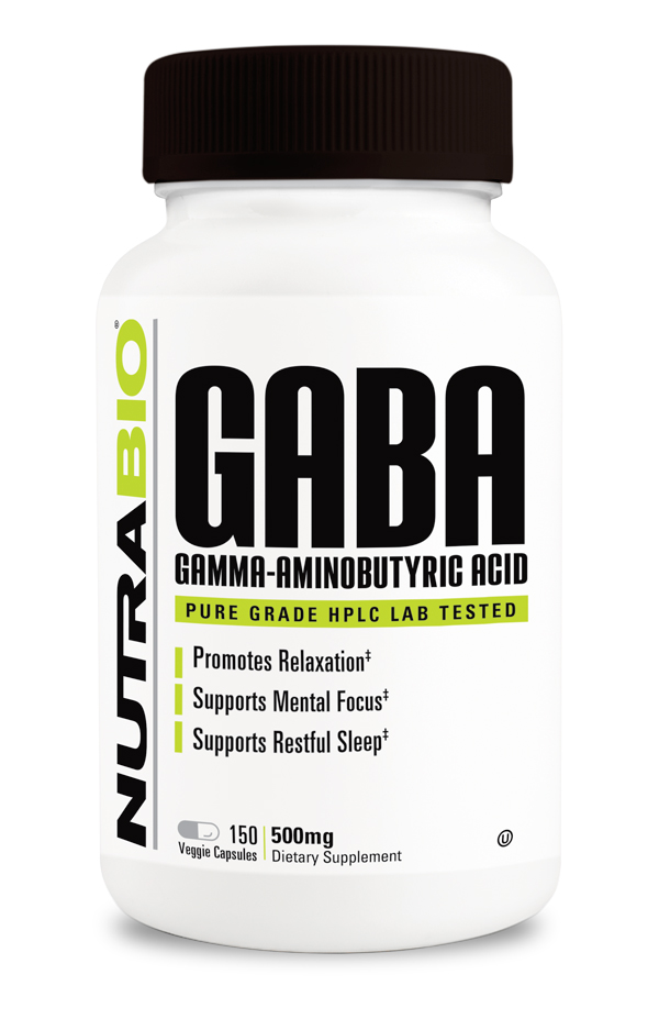 NutraBio GABA (500mg)