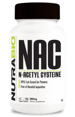 Nutrabio NAC 600mg 150 Veggie Caps