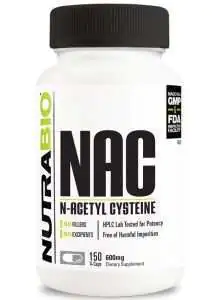 NutraBio N-Acetyl-Cysteine (NAC) (600 mg)