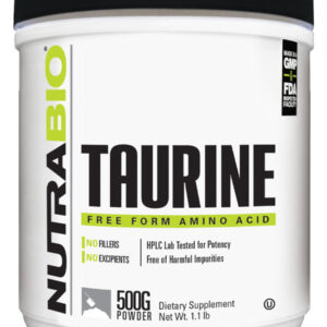 Nutrabio 100% Pure Taurine 1000mg 150 Veggie Caps