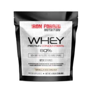 Iron Forged Nutrition 5LB Whey Protein Concentrate - Vanilla Ice Cream