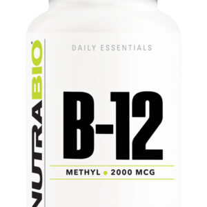 NutraBio Methyl B-12 (2000mcg)