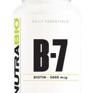 NutraBio Biotin (5000mcg)