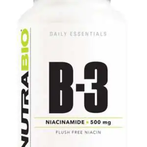 NutraBio Niacin (500mg)