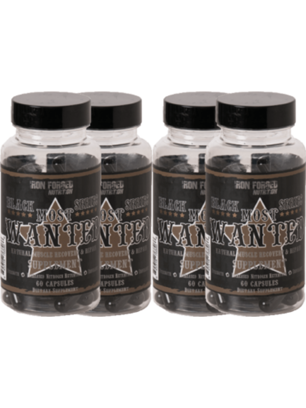 Iron Forged Nutrition - Most Wanted Black Combo of 4
