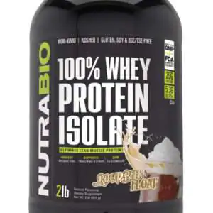 NutraBio 100% Whey Protein Isolate