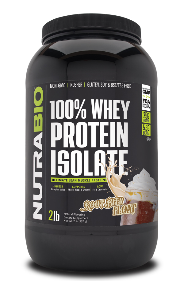 NutraBio 100% Whey Protein Isolate