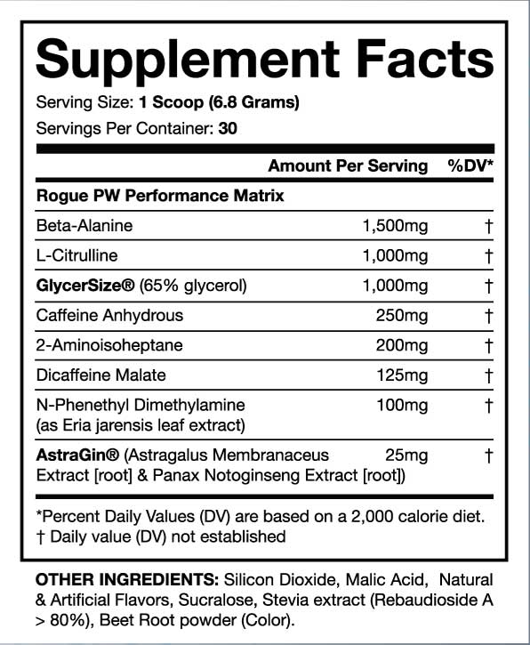 I-Prevail RoguePW PreWorkout - Image 2