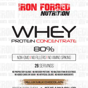 Iron Forged Nutrition 2LB Whey Protein Concentrate - Deluxe Milk Chocolate