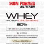 Iron Forged Nutrition 2LB Whey Protein Concentrate - Vanilla Ice Cream