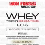 Iron Forged Nutrition 2LB Whey Protein Concentrate - Vanilla Ice Cream