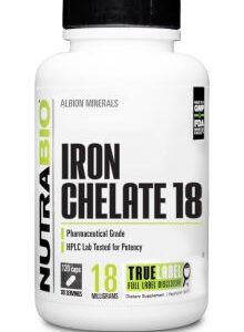 Nutrabio Chelated Iron 18mg 120 Veggie Caps